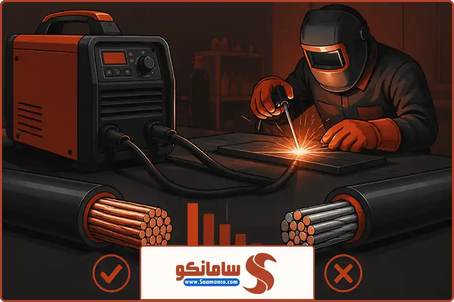 خرید کابل جوشکاری | تأثیر کیفیت کابل بر عملکرد دستگاه جوش